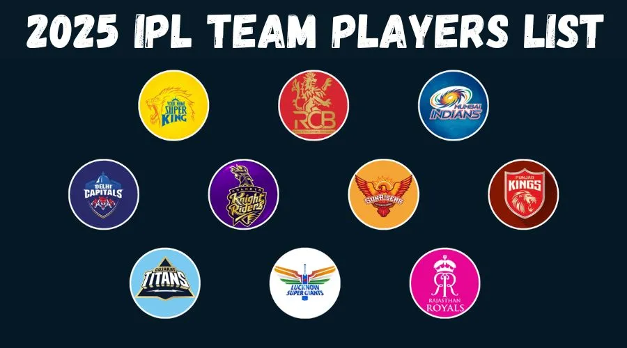 2025 IPL Team Players List