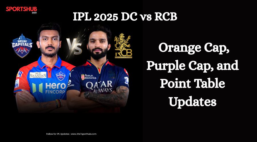 IPL 2025 DC vs RCB: Orange Cap, Purple Cap