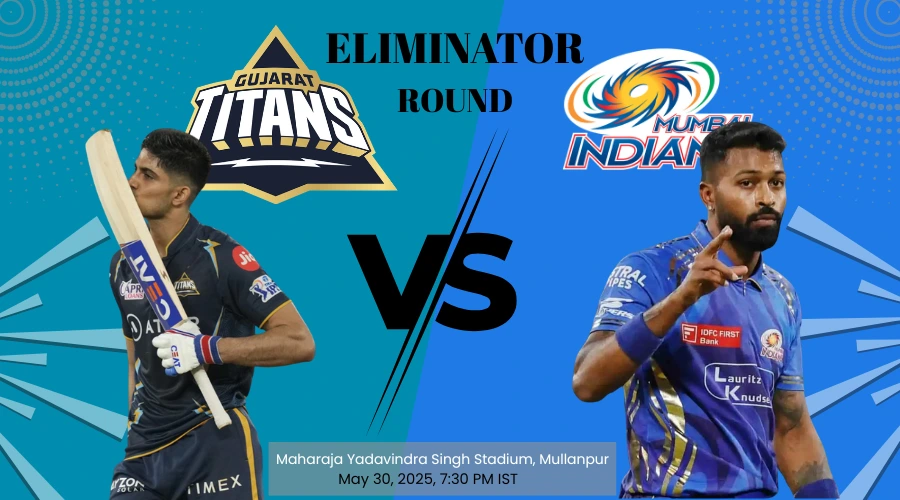 MI vs GT Eliminator Round IPL 2025