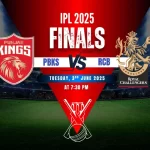 PBKS vs. RCB: The Champions of IPL Finals 2025? 